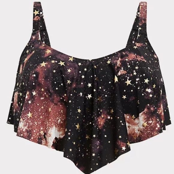 torrid Other - Torrid sz 4 Stars Galaxy Flounce Swim Bathing Suit 4X